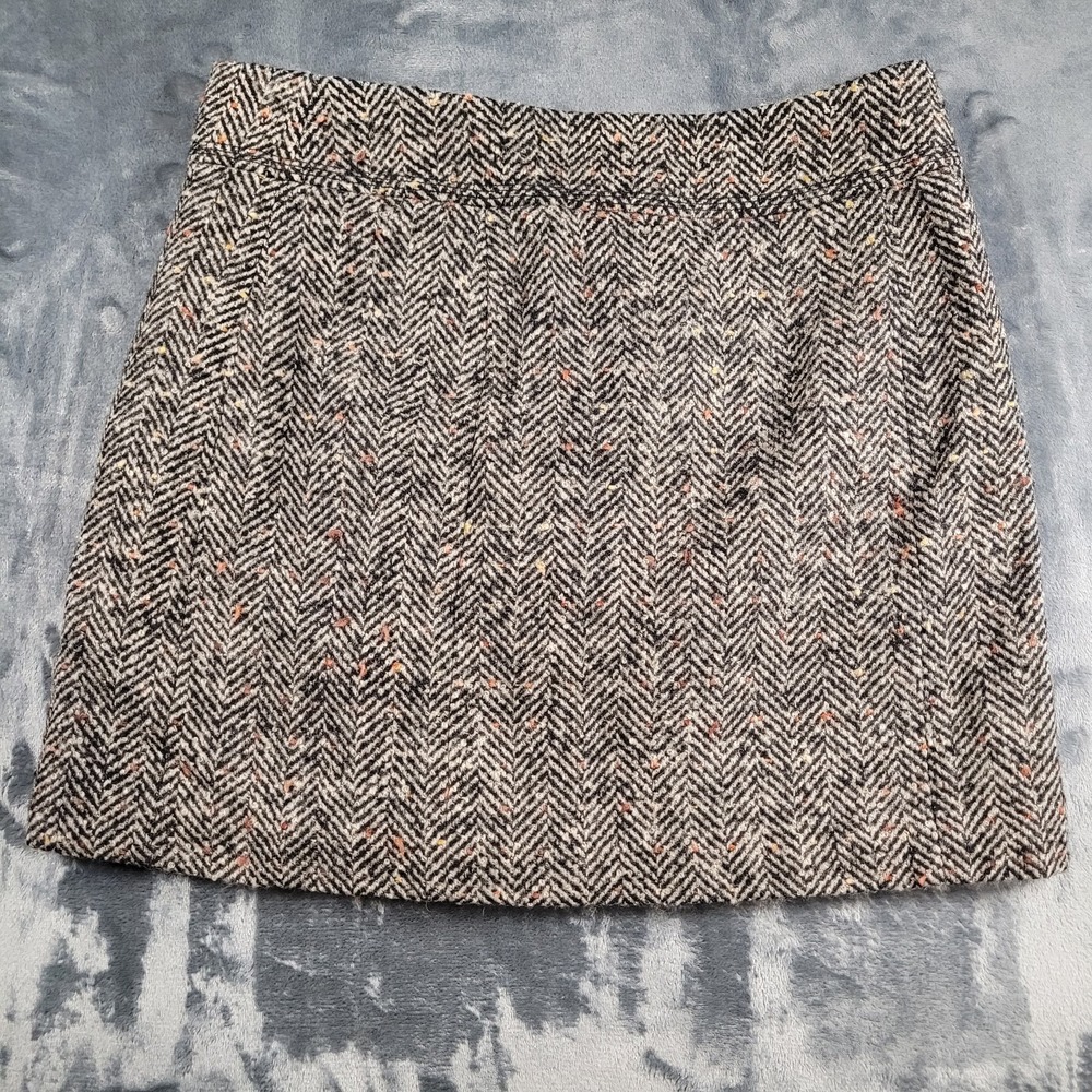 Ann Taylor LOFT Wool Blend Mini Skirt Size 6 Womens Academia NWT - Picture 4 of 8